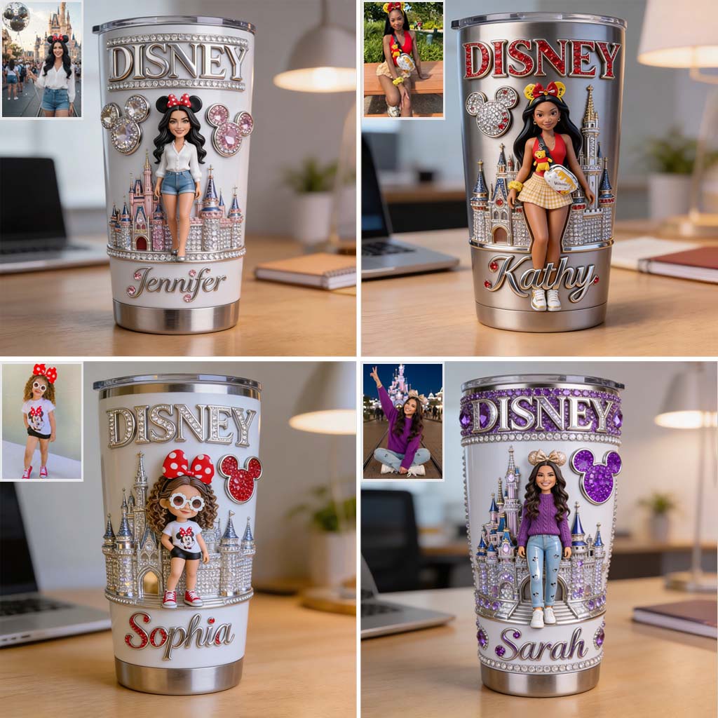 DSNY My Pricess - Personalized Custom Photo Tumbler - Gift For Her NL122