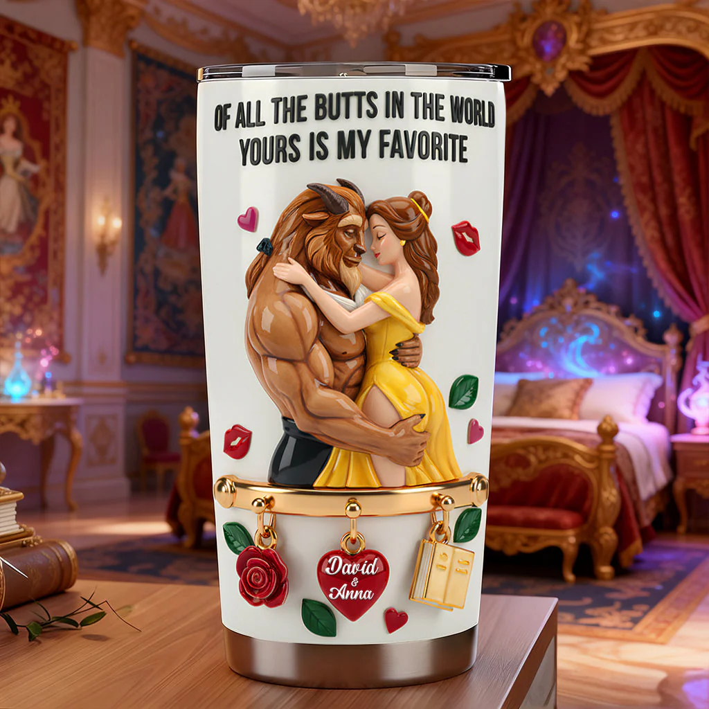 DSNY Of All The Butts Yours Is My Favorite - Personalized Tumbler - Gift For Couples, Movie Fans NL122 - Image 4