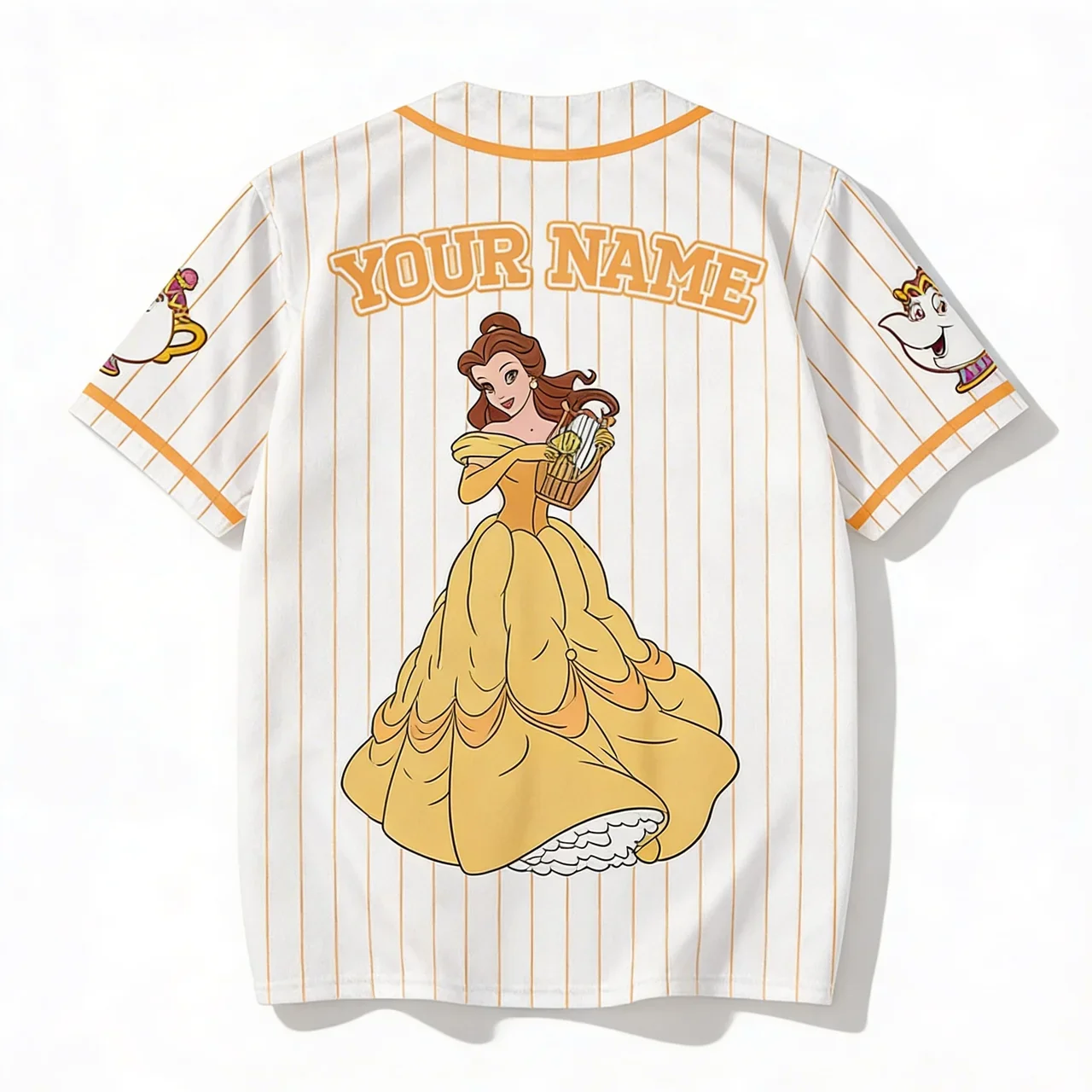 DSNY Tale As Old As Time - Personalized Baseball Jersey - Gift For Movie Fans, Couple HH01 - Image 5