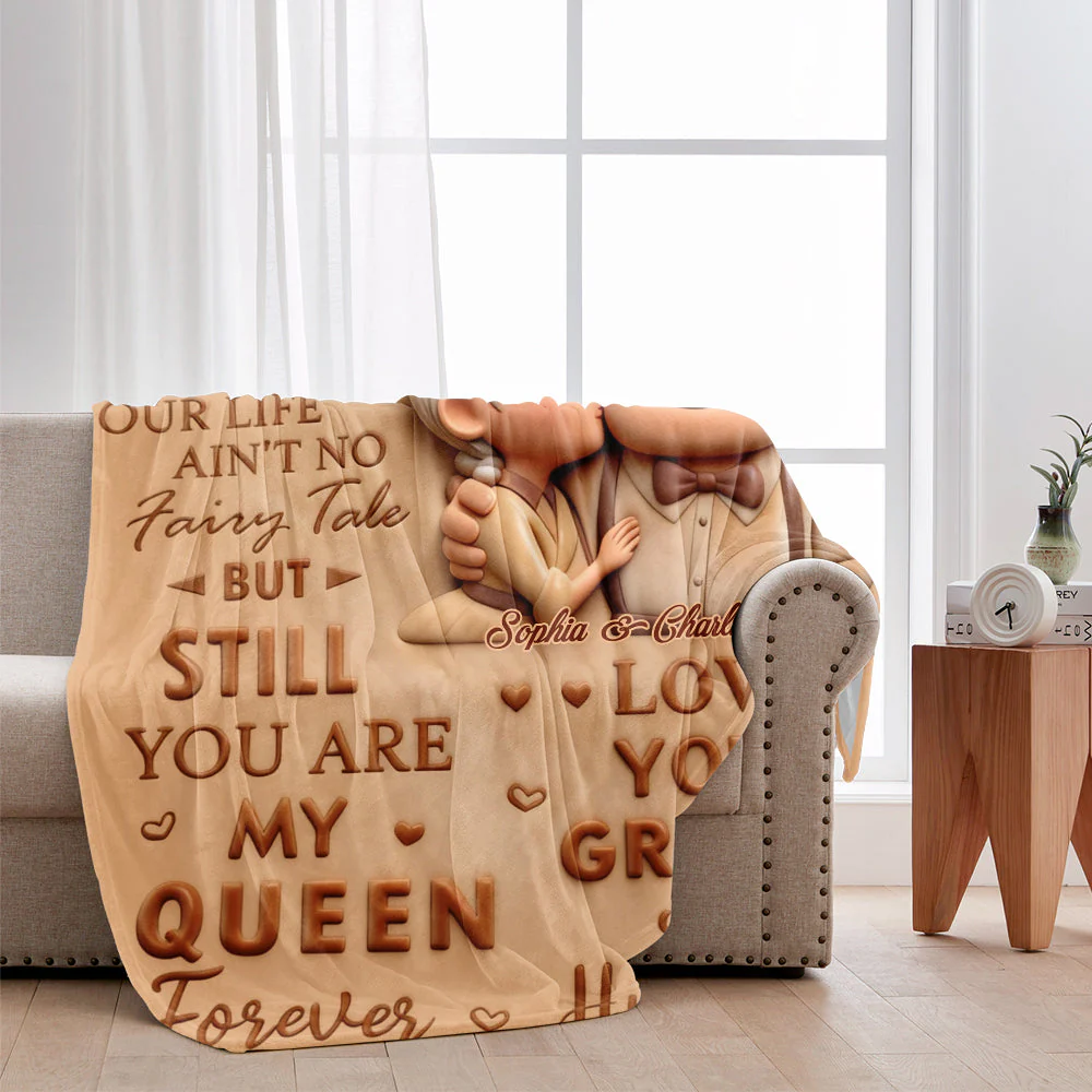DSNY To My Wife, To My Husband - Personalized Blanket - Gift For Couple, Fan Movies HH01 - Image 2