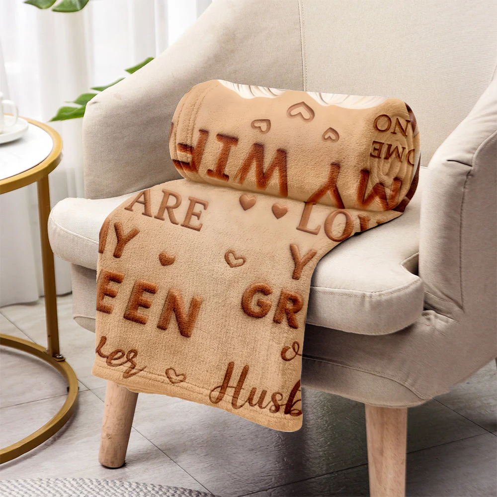 DSNY To My Wife, To My Husband - Personalized Blanket - Gift For Couple, Fan Movies HH01 - Image 3