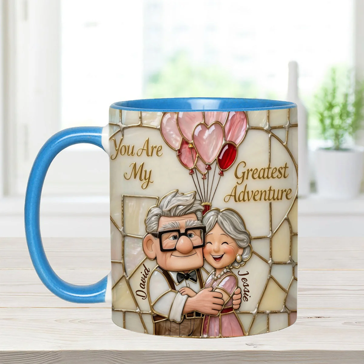 DSNY You Are My Greatest Adventure - Personalized Accent Mug - Gift For Couple, Fan Movies, Christmas, Valentine HH01 - Image 7