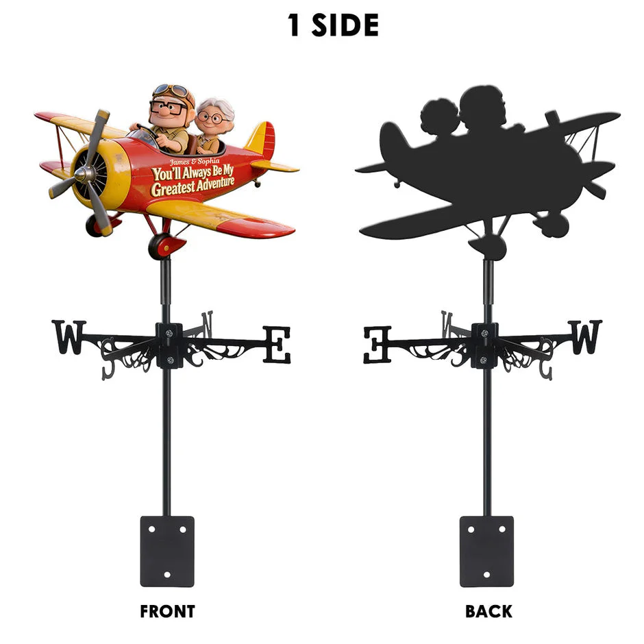 DSNY You Are My Greatest Adventure - Personalized Weather Vane - Gift For Family, Patriots NL122 - Image 8