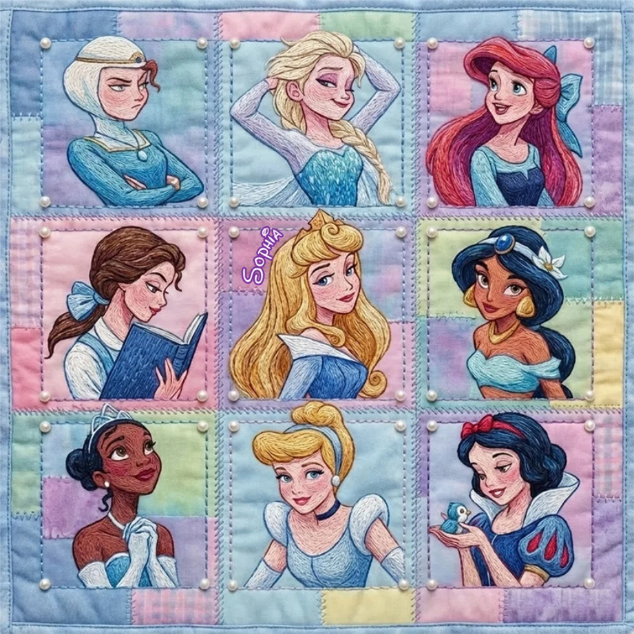 DSNY You Are My Princess - Blue Version - Personalized Blanket - Christmas Gift For Daughter HH01