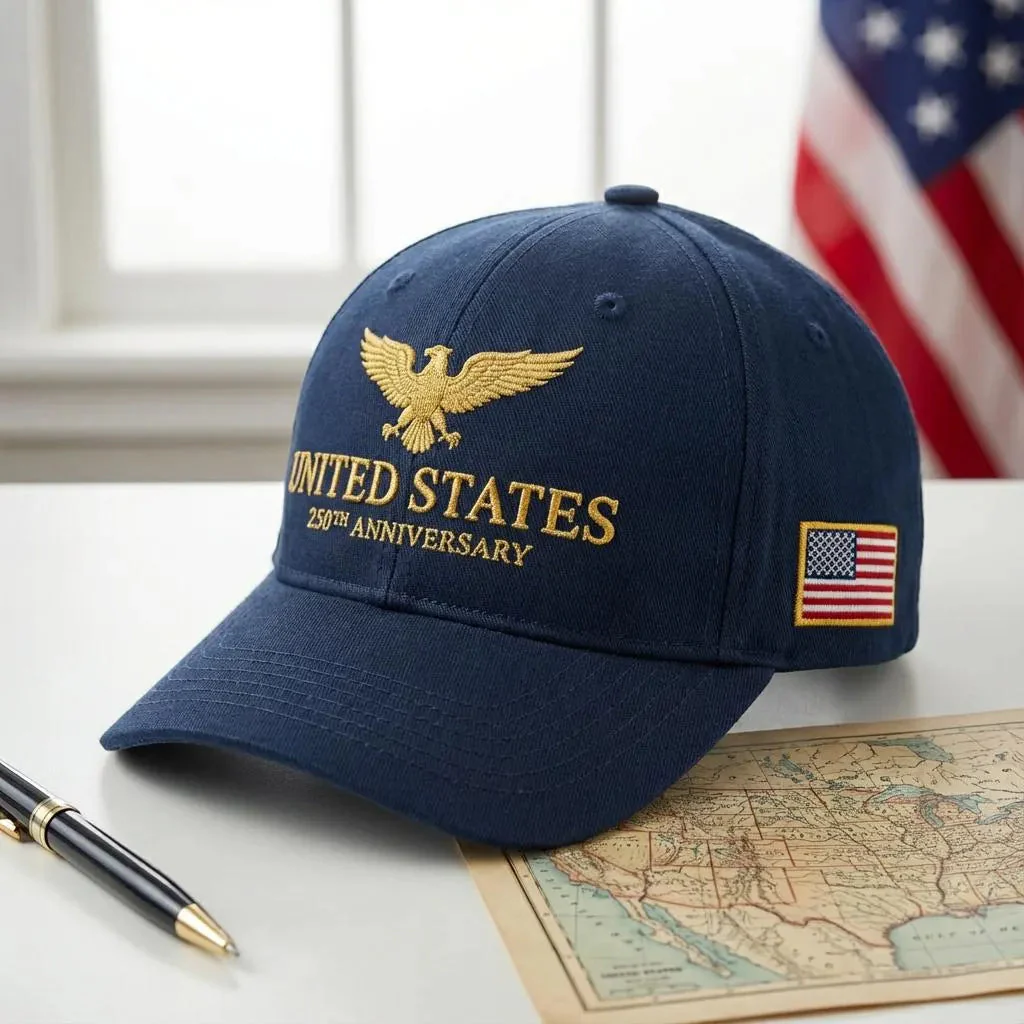 Eagle United States 250th Anniversary - Embroidered Cap - Gift For Patriotic | HN02 - Image 3