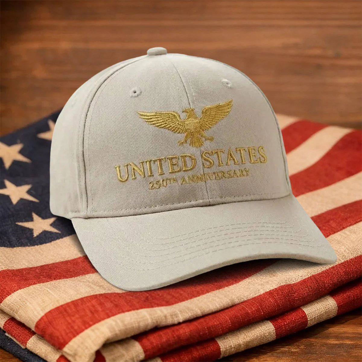 Eagle United States 250th Anniversary - Embroidered Cap - Gift For Patriotic | HN02 - Image 4