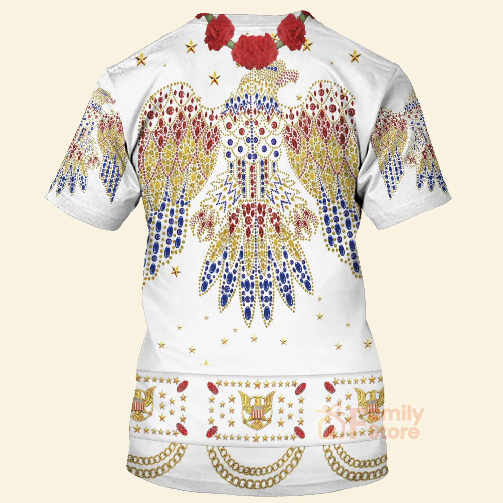 Elvis Aloha Costume - Hawaii Hoodie Sweatshirt T-Shirt Sweatpants CSELV005 - Image 7