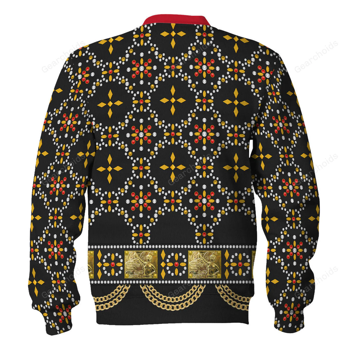 Elvis Black Conquistador Costume Black  - Costume Cosplay Hoodie Sweatshirt Sweatpants CSELV015 - Image 6
