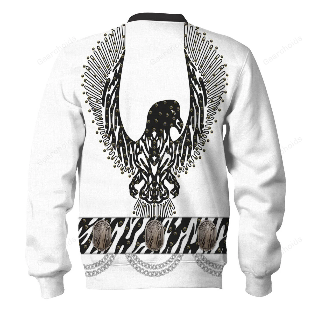 Elvis Black Phoenix Suit  - Costume Cosplay Hoodie Sweatshirt Sweatpants CSELV034 - Image 6