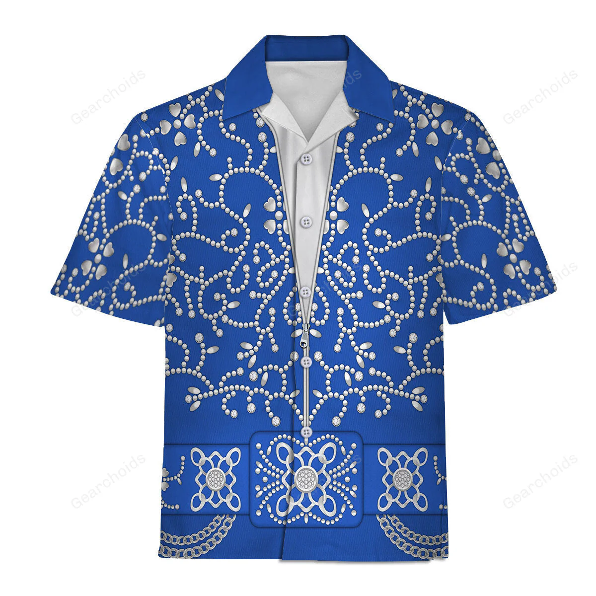 Elvis Blue Swirl Blue - Costume Cosplay Hoodie Sweatshirt Sweatpants CSELV024 - Image 9