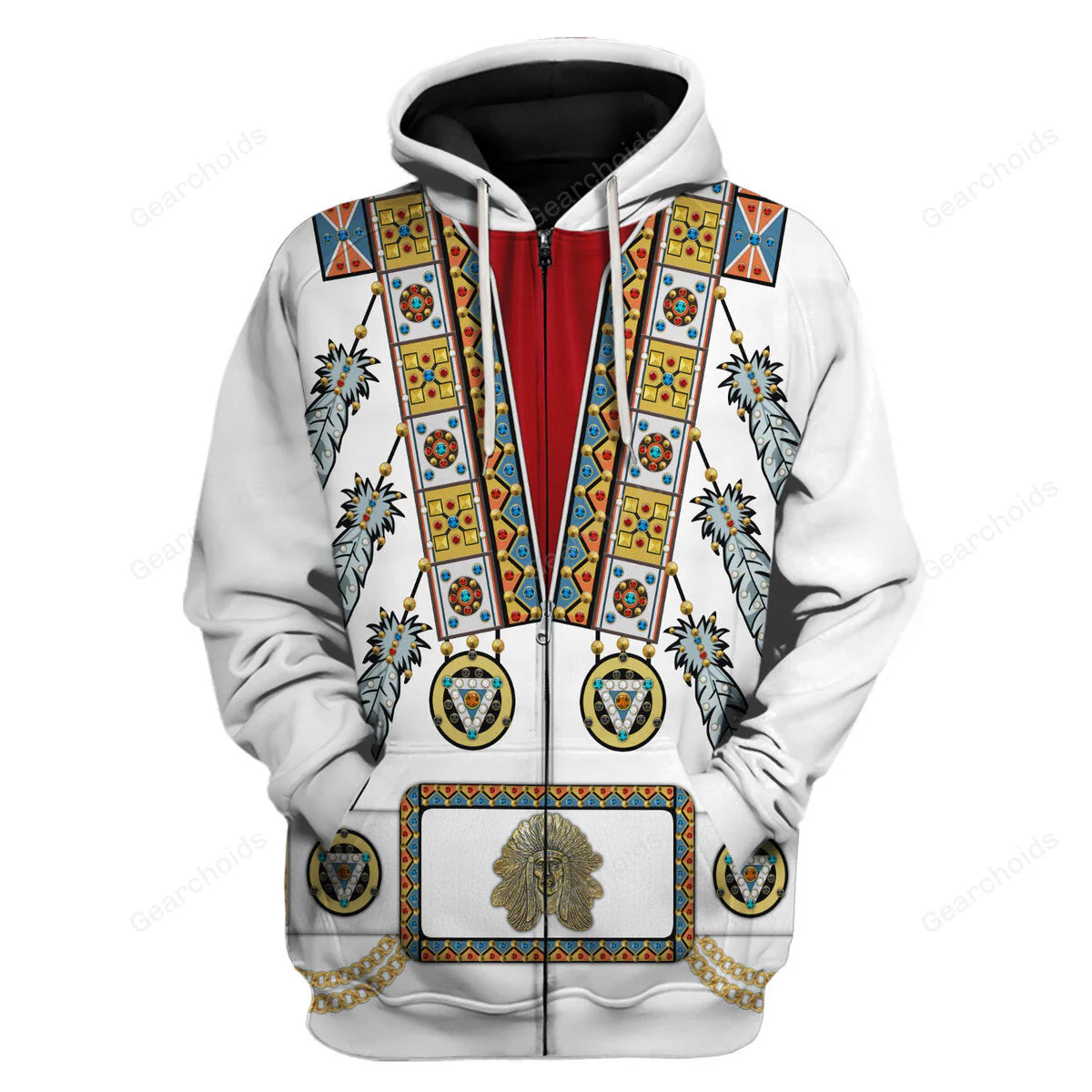 Elvis Chief - Costume Cosplay Hoodie Sweatshirt Sweatpants CSELV021 - Image 3