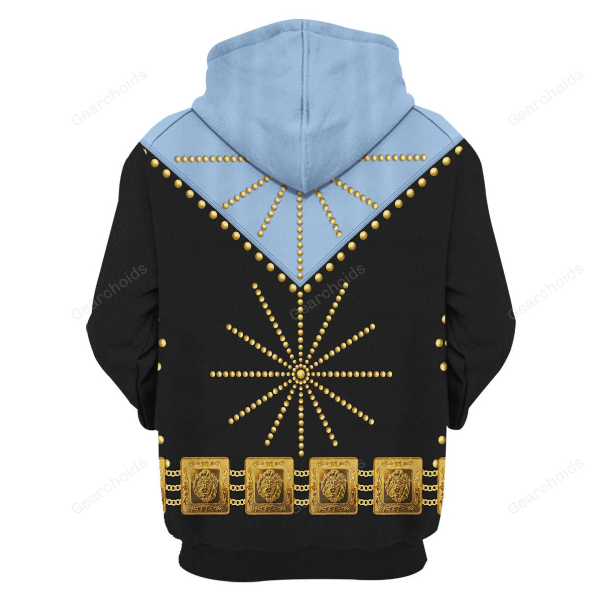 Elvis Cisco Blue - Costume Cosplay Hoodie Sweatshirt Sweatpants CSELV045 - Image 4