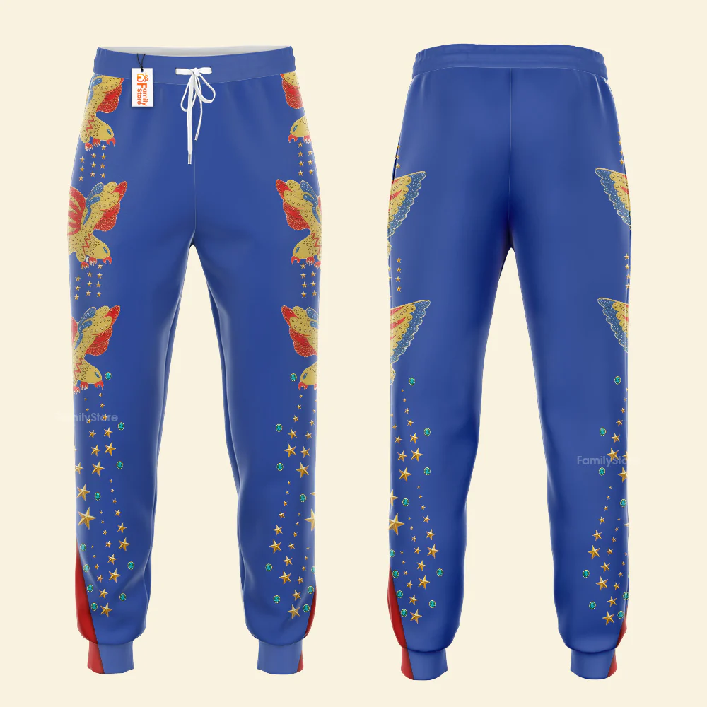 Elvis EAGLE Blue - Costume Cosplay Hoodie Sweatshirt Sweatpants CSELV023 - Image 13