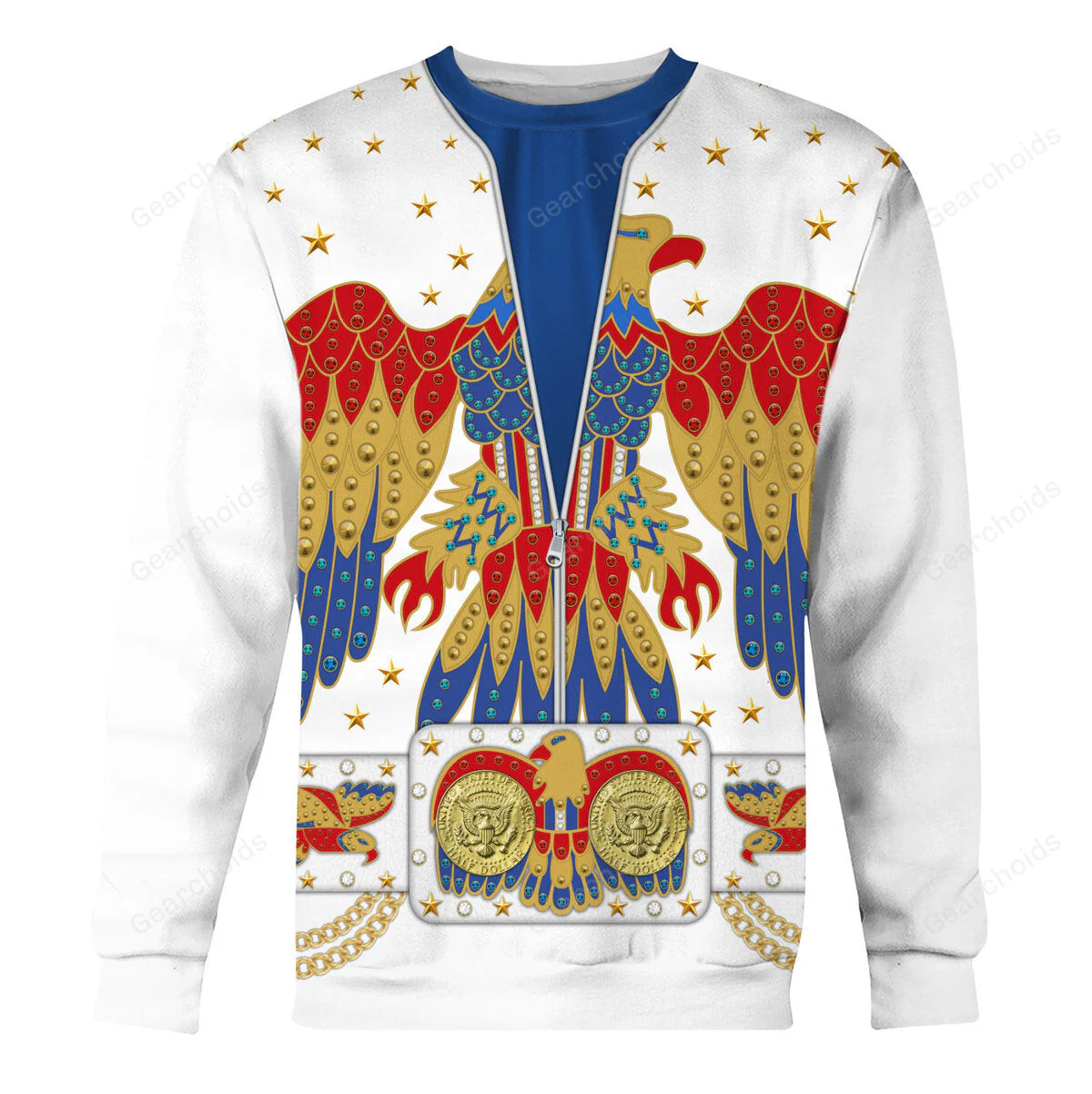 Elvis EAGLE - Costume Cosplay Hoodie Sweatshirt Sweatpants Hawaiian shirt Tshirt CSELV007 - Image 5