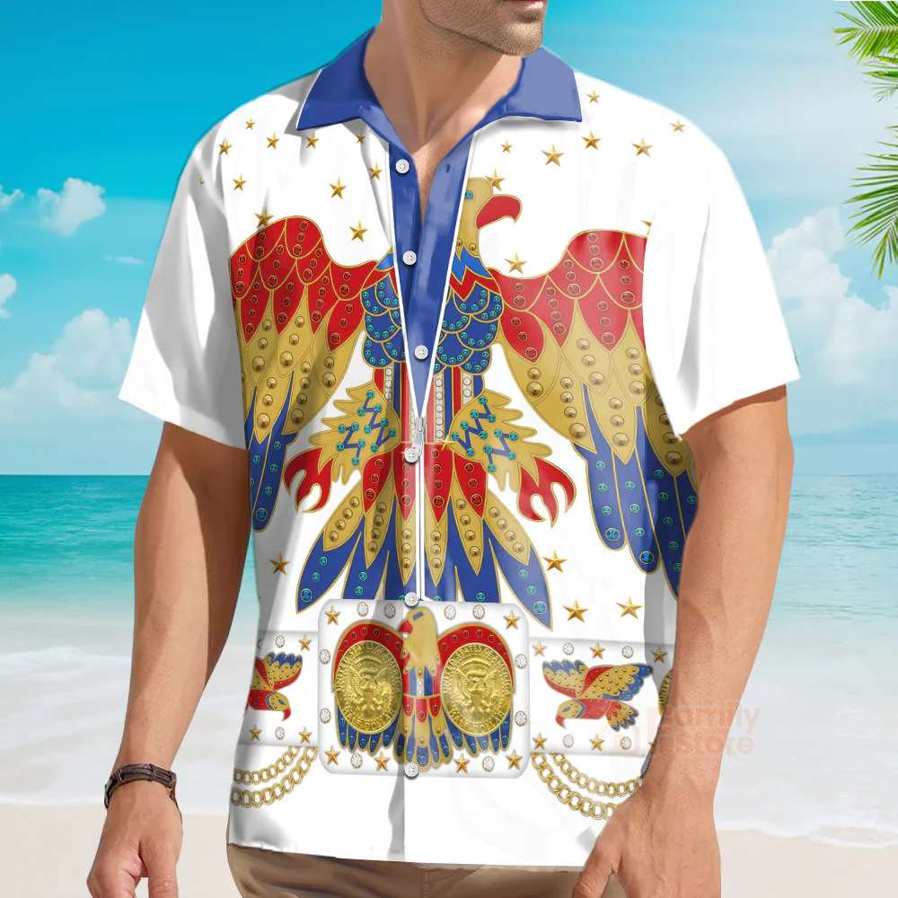 Elvis EAGLE Costume - Hawaiian Shirt CSELV007 - Image 4