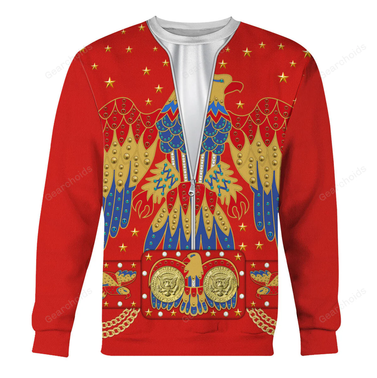 Elvis EAGLE Red - Costume Cosplay Hoodie Sweatshirt Sweatpants CSELV026 - Image 5