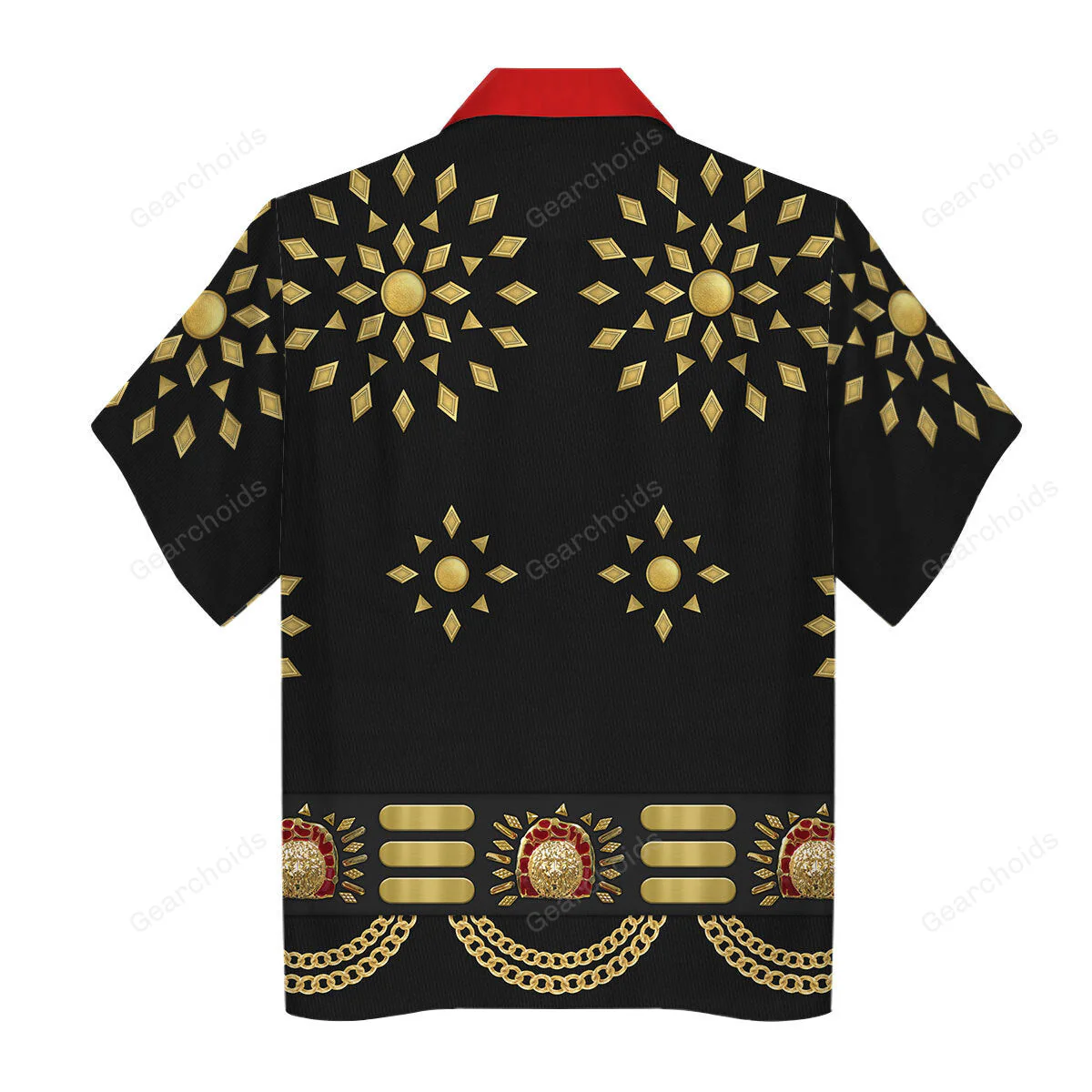 Elvis Matador Costume Black - Costume Cosplay Hawaiian Shirt CSELV016 - Image 2