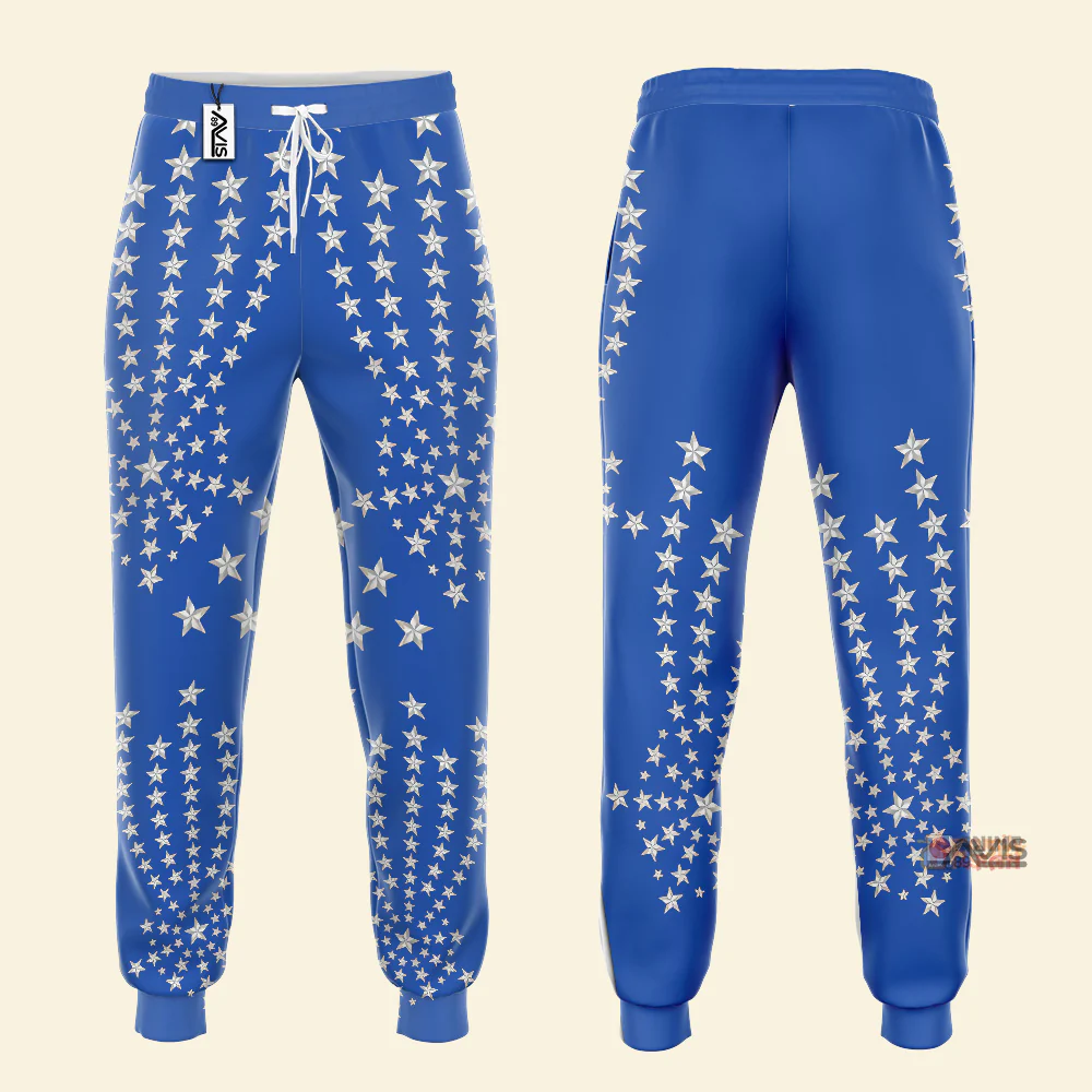 Elvis Owl Blue - Costume Cosplay  Hoodie Sweatshirt Sweatpants CSELV006 - Image 7
