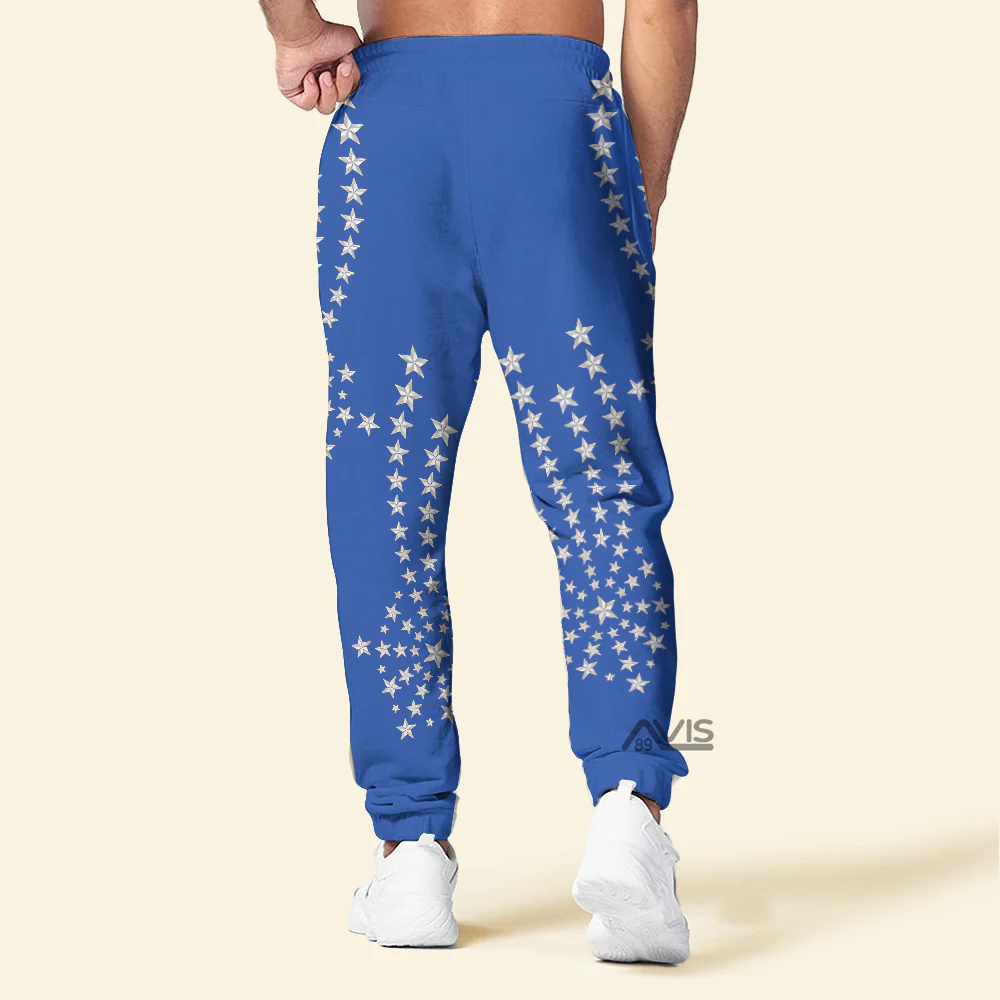 Elvis Owl Blue - Costume Cosplay  Hoodie Sweatshirt Sweatpants CSELV006 - Image 9