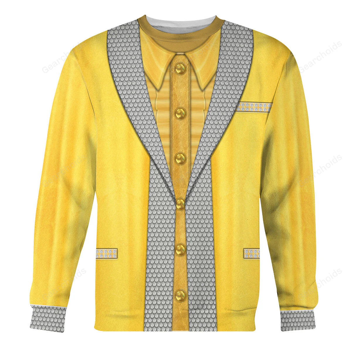 Elvis Presley Gold Lame - Costume Cosplay Hoodie Sweatshirt Sweatpants CSELV046 - Image 5