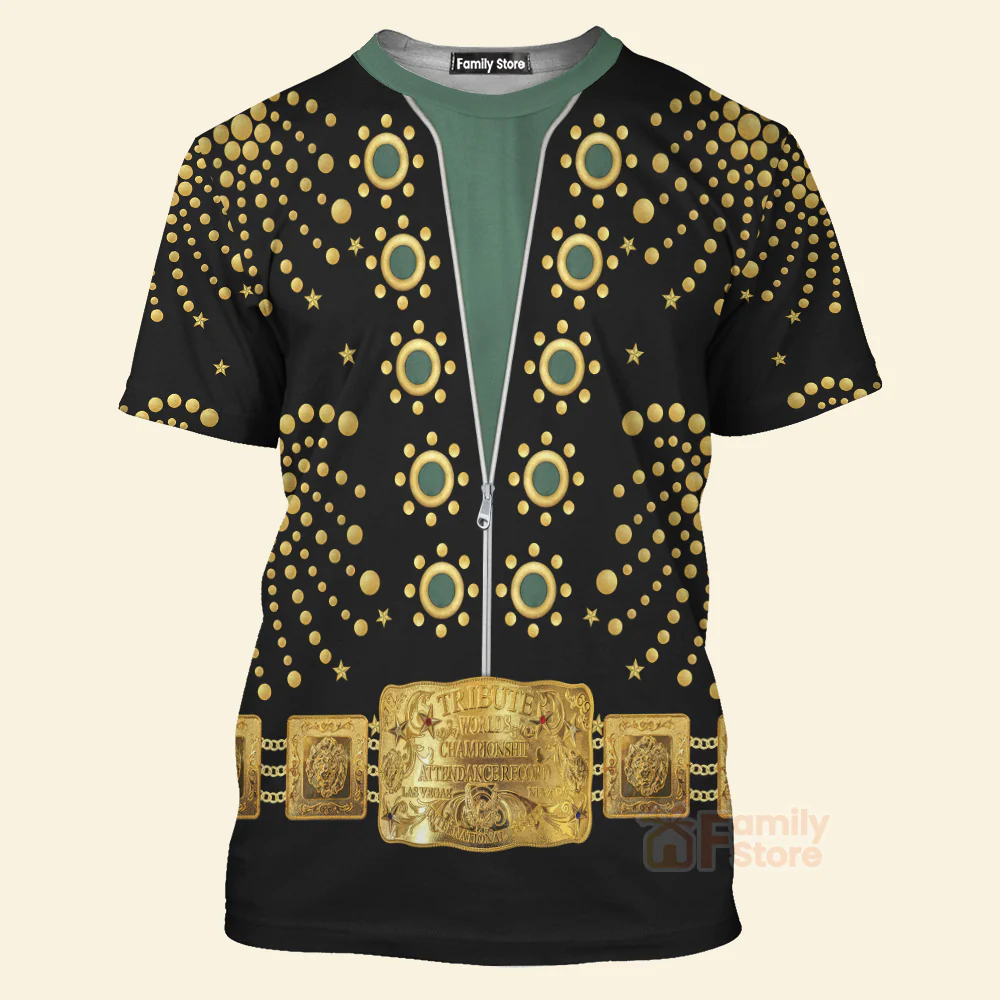 Elvis Presley The Fireworks - Costume Cosplay 3D TShirt - Image 2
