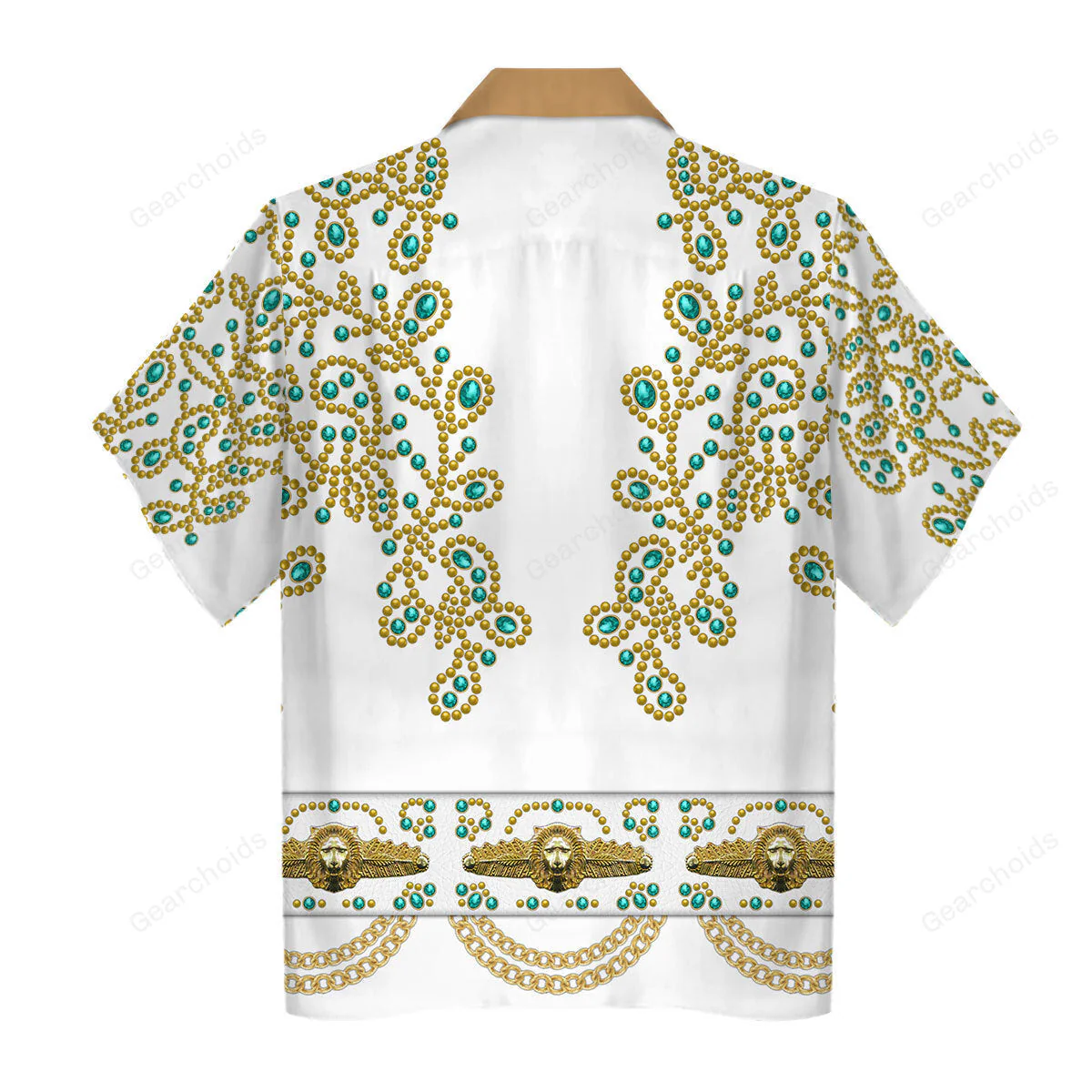 lvis Spanish Flower - White With Green Stones - Costume Cosplay Hoodie Sweatshirt Sweatpants CSELV032 - Image 10
