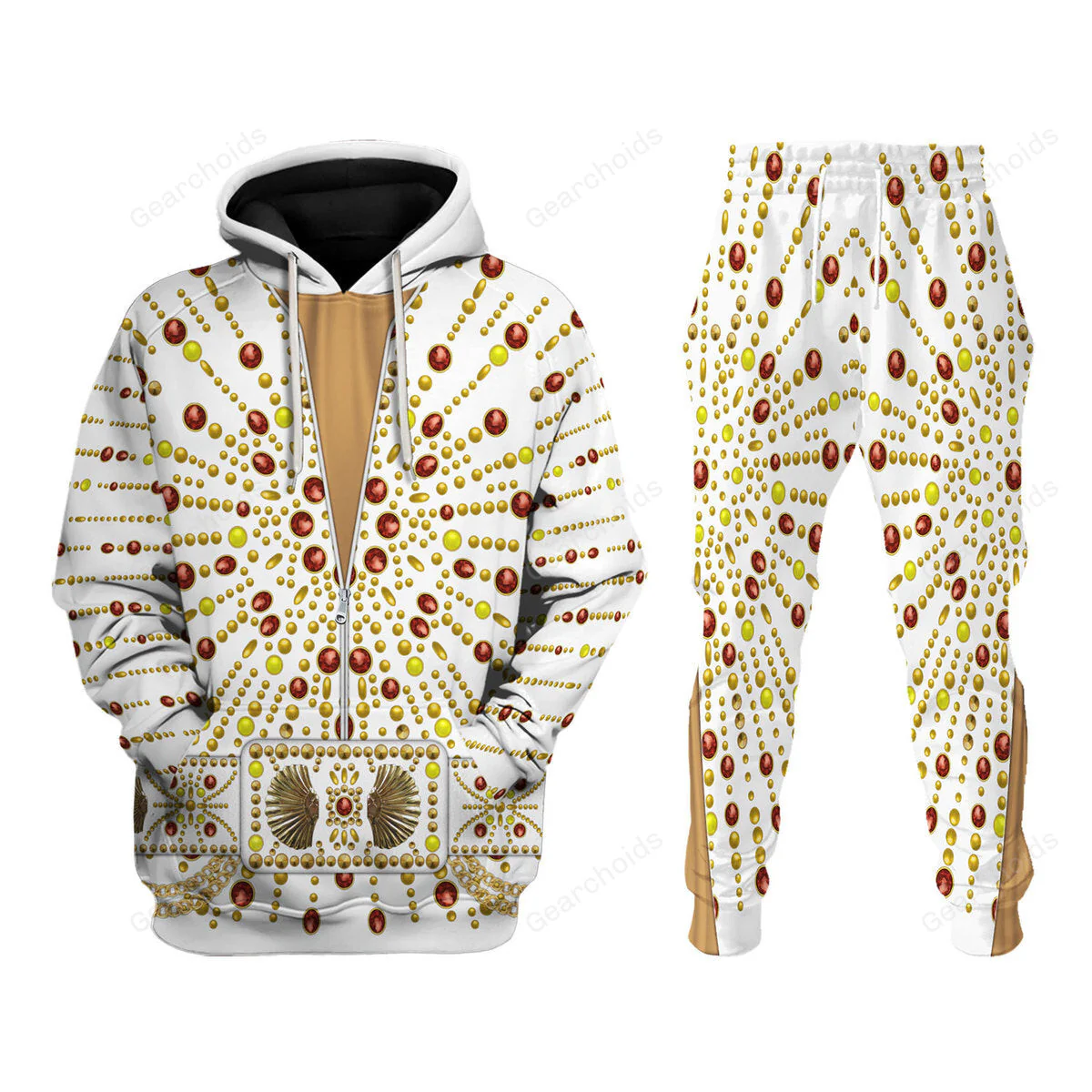 Elvis Sunburst - Costume Cosplay Hoodie Sweatshirt Sweatpants CSELV040
