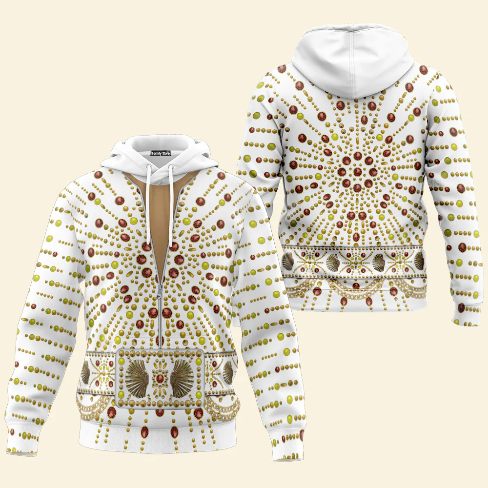 Elvis Sunburst - Costume Cosplay Hoodie Sweatshirt Sweatpants CSELV040 - Image 3