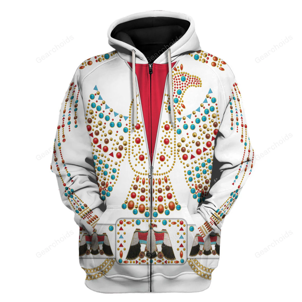 Elvis Thunderbird Costume - Costume Cosplay Hoodie Sweatshirt Sweatpants CSELV009 - Image 3