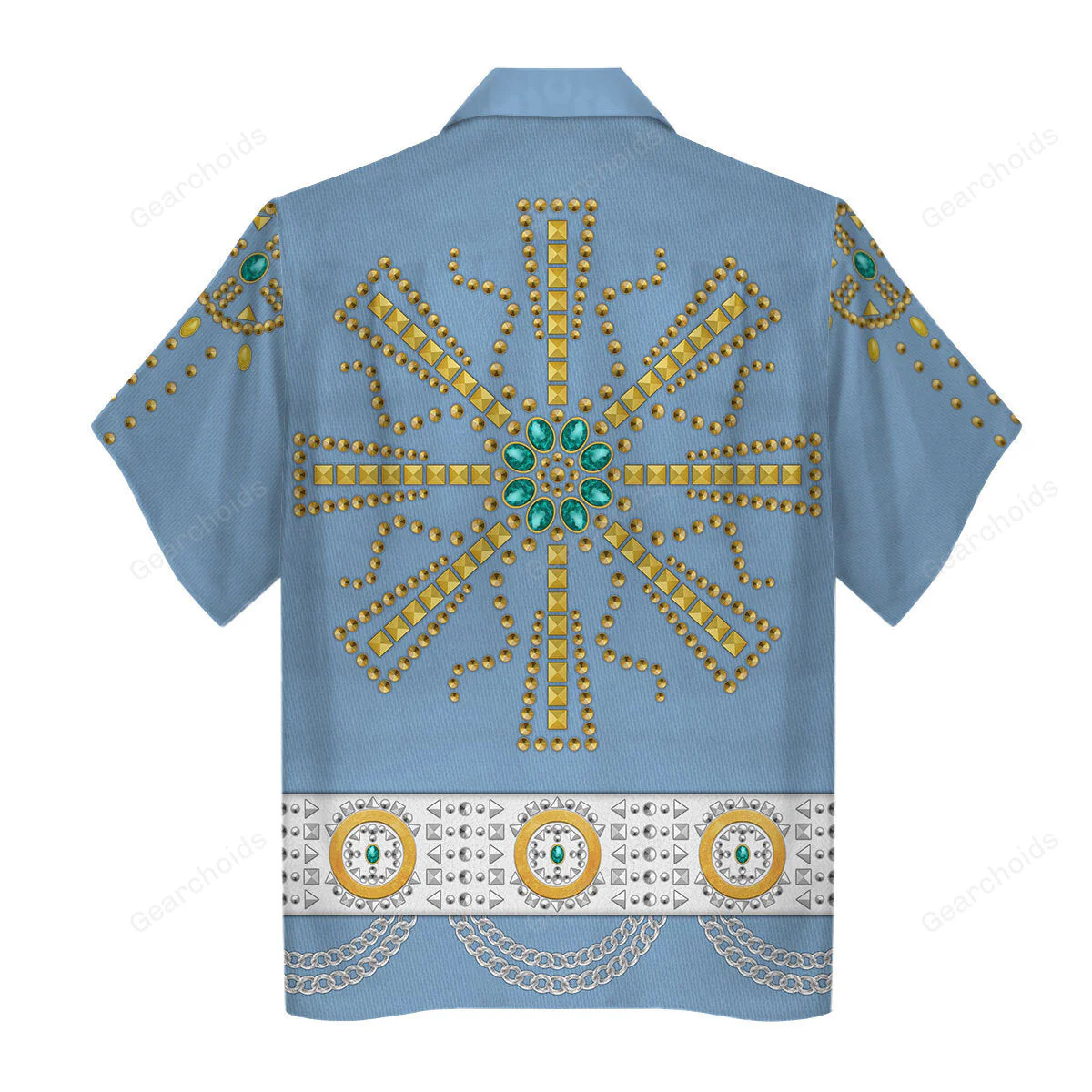 Elvis Tiffany Blue - Costume Cosplay Hoodie Sweatshirt Sweatpants CSELV022 - Image 10
