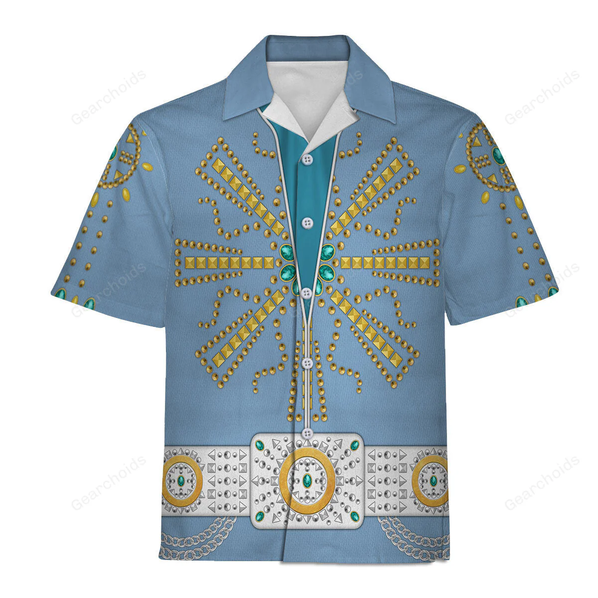 Elvis Tiffany Blue - Costume Cosplay Hoodie Sweatshirt Sweatpants CSELV022 - Image 9