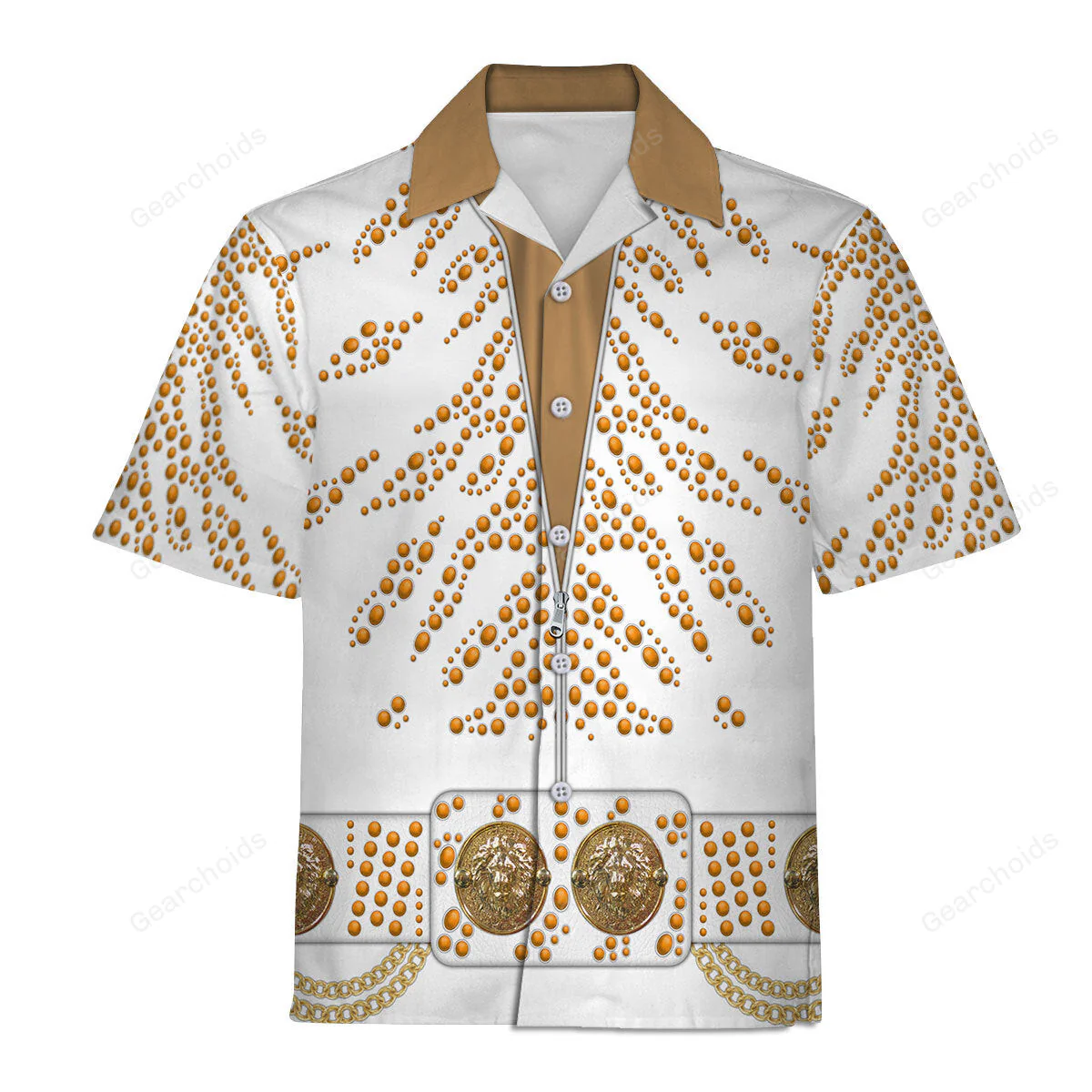 Elvis Topaz Stone - Costume Cosplay Hawaiian Shirt CSELV047