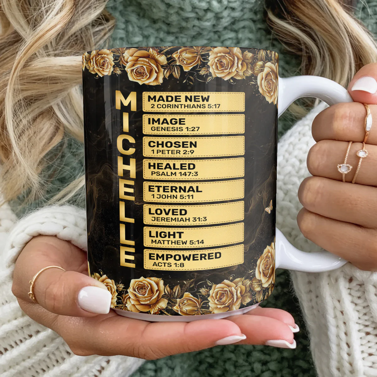 Even In The Midst Of My Storm I See God Working It Out For Me -Personalized Mug - Christian Gift For African Mom, Grandma BA01 - Image 5