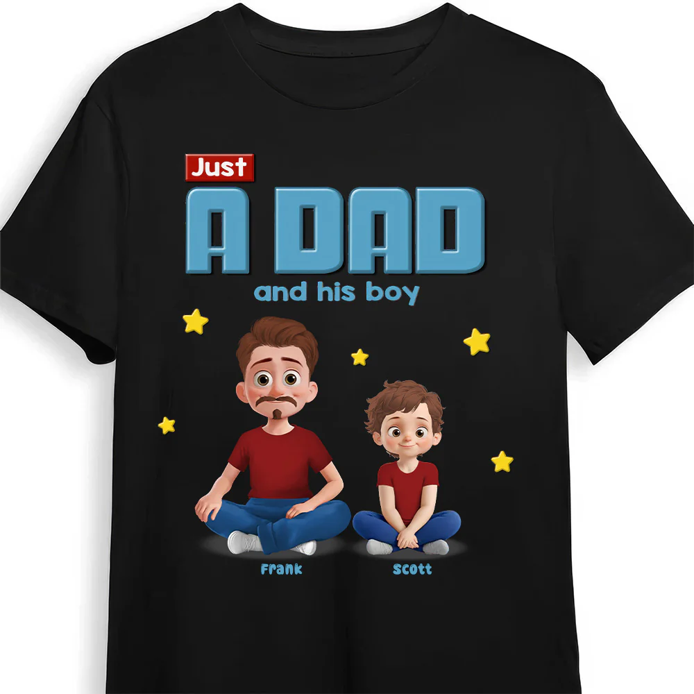 Every Adventure Starts With Dad - Personalized Shirt - Gift For Dad, Father's Day | GR25 NA94