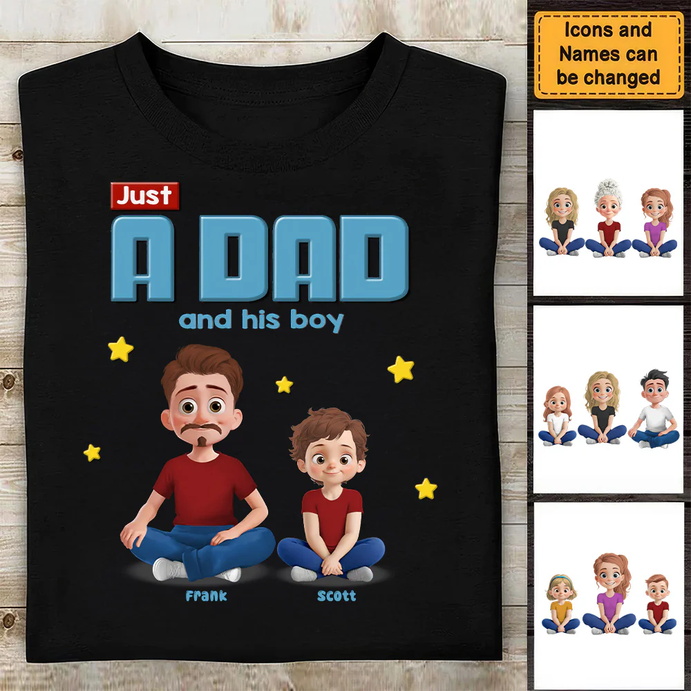 Every Adventure Starts With Dad - Personalized Shirt - Gift For Dad, Father's Day | GR25 NA94 - Image 3