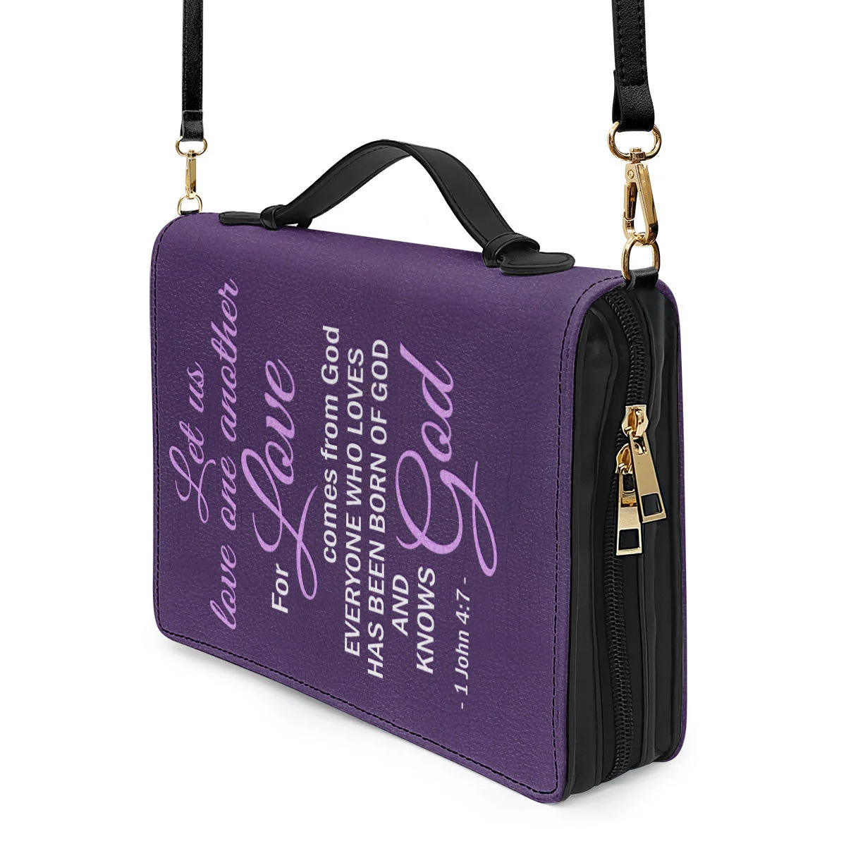 Everyone Who Loves Has Heen Born Of God And Knows God - Scripture Gifts For Women Of God - Personalized Bible Covers - AT4081422 - Image 5