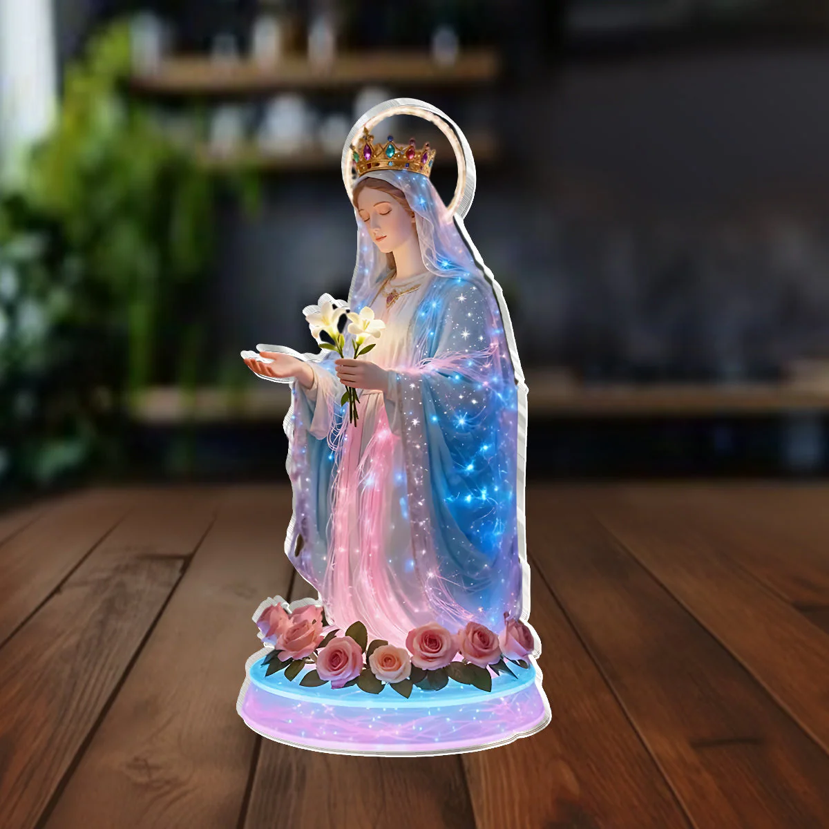 Faith And Grace - Custom Shaped Squared Acrylic Plaque HL128
