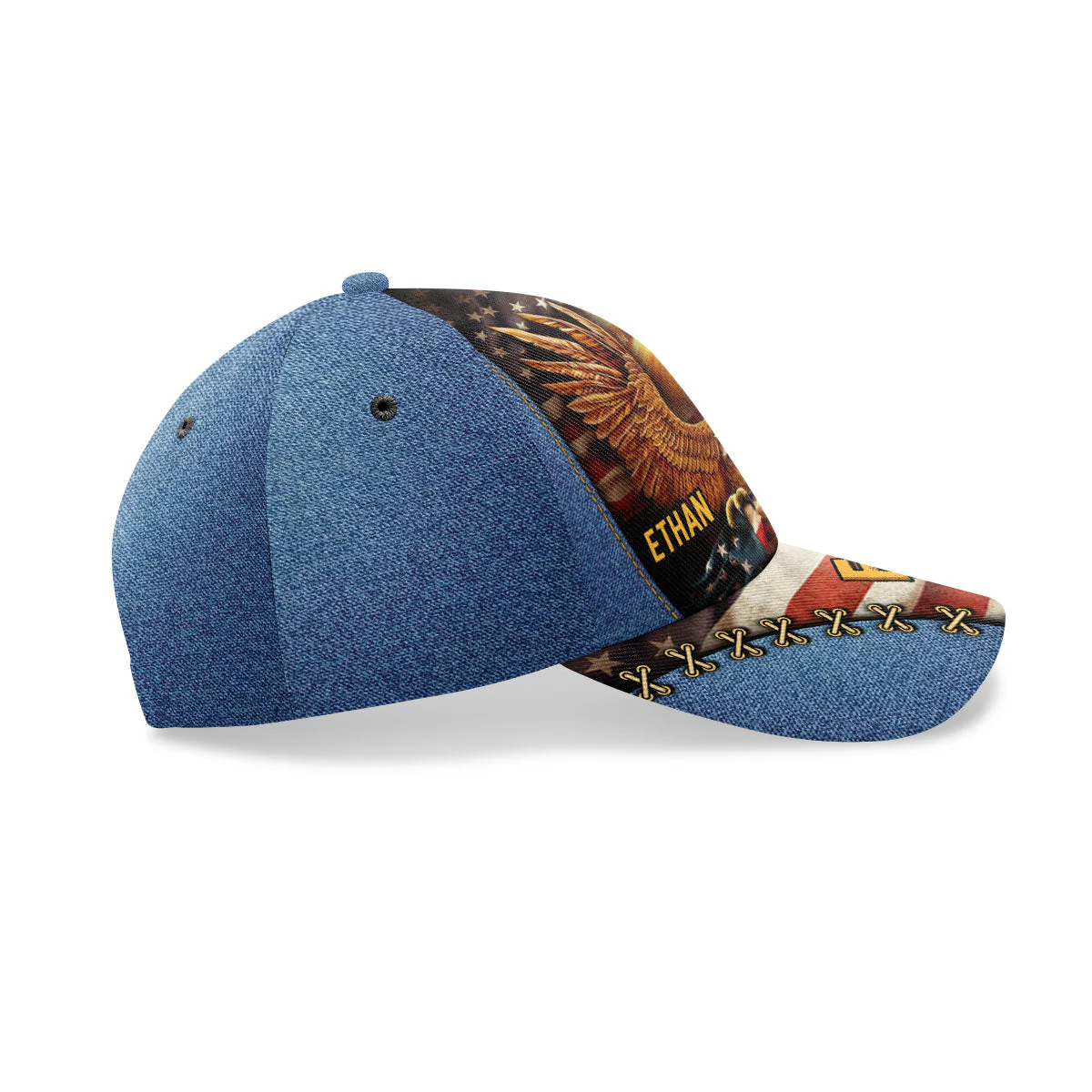 Faith Over Fear - Personalized Classic Cap - Christian Gift For Him BA01 - Image 4