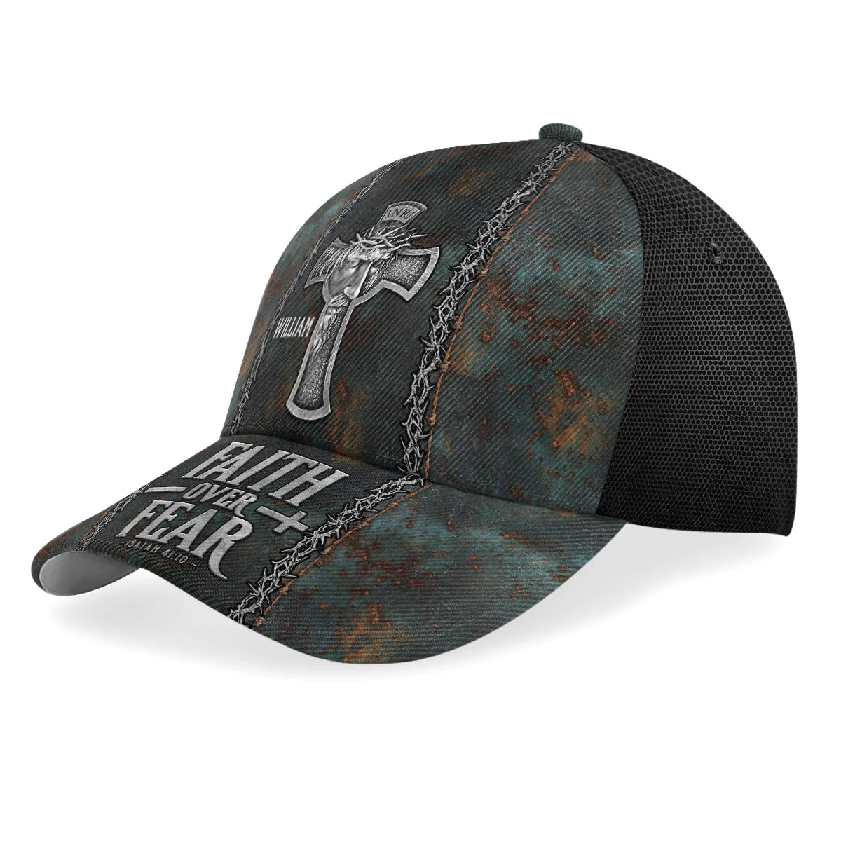 Faith Over Fear - Personalized Classic Cap HL128 - Image 2