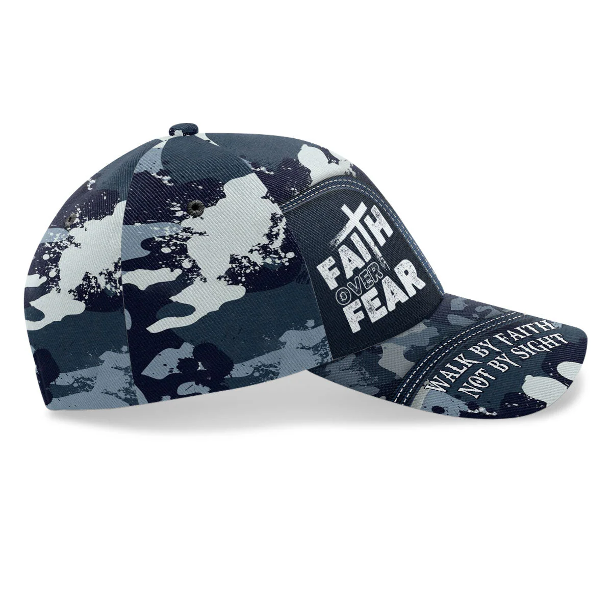 Faith Over Fear - Personalized Classic Cap TD118 - Image 4