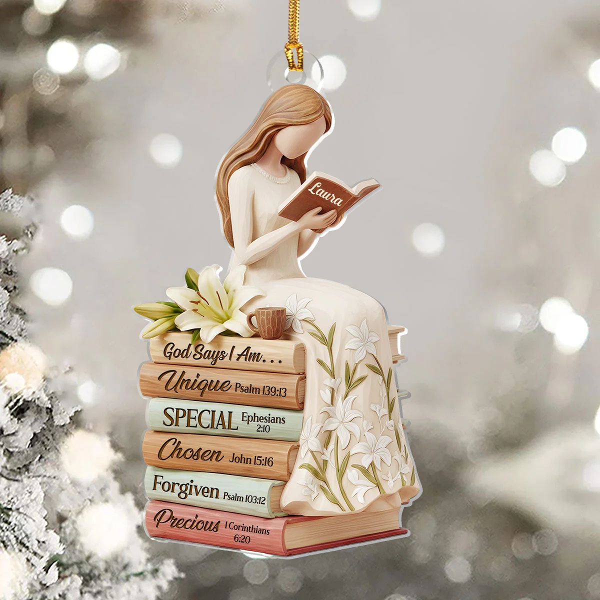 Faithful Reflections - Personalized Acrylic Ornament TD118 - Image 5