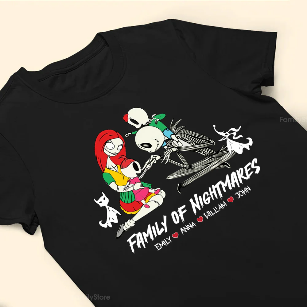 Family Of Nightmare We're Coming - Gift For Family Members - Personalized Shirt - CL14 NA94 - Image 4