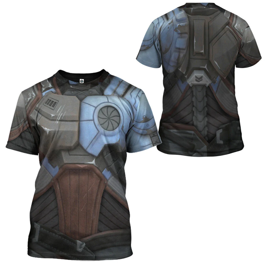 FN The Foundation T-Shirt 3D For Men & Women - Image 2