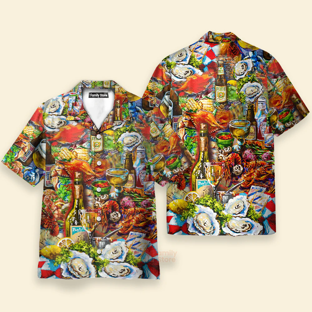 Food I'm On Seafood Diet Cool - Hawaiian Shirt - Image 2