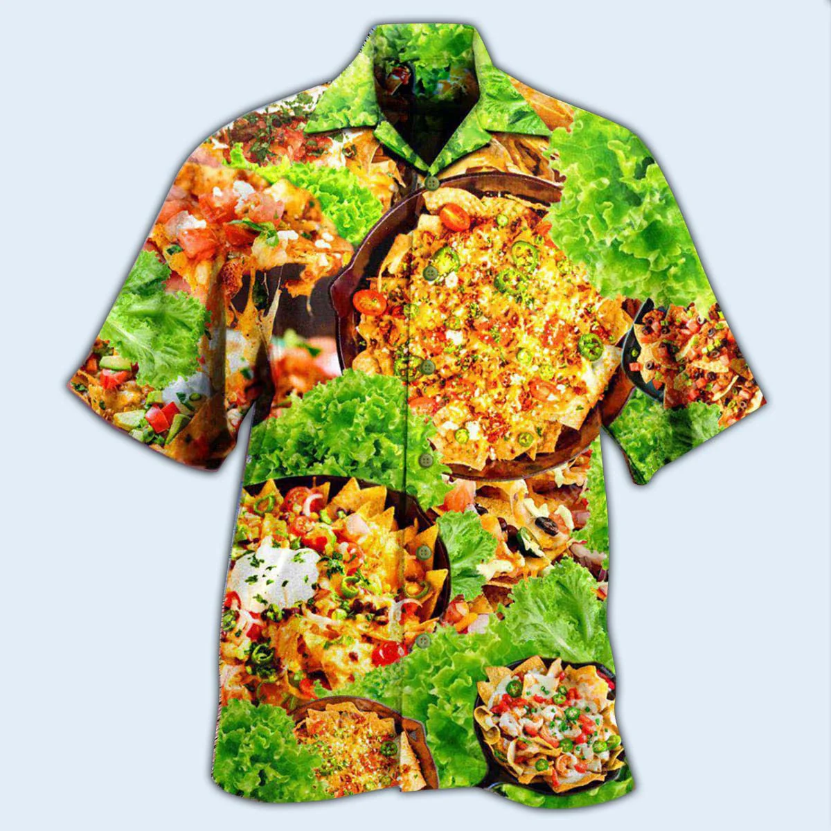 Food More Nachos Por Favor Delicious Hawaiian Shirt - Image 2