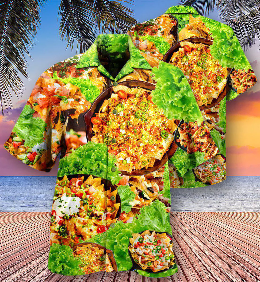 Food More Nachos Por Favor Delicious Hawaiian Shirt - Image 3