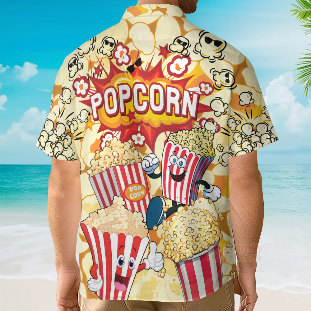 Funny Food Popcorn Is Always The Answer Bang Hawaiian Shirt - Image 4