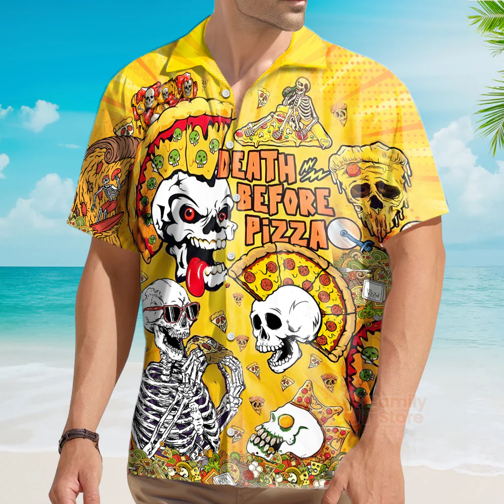 Funny Food You Can't Spell Sausage Without USA Funny Hawaiian Shirt - Image 3