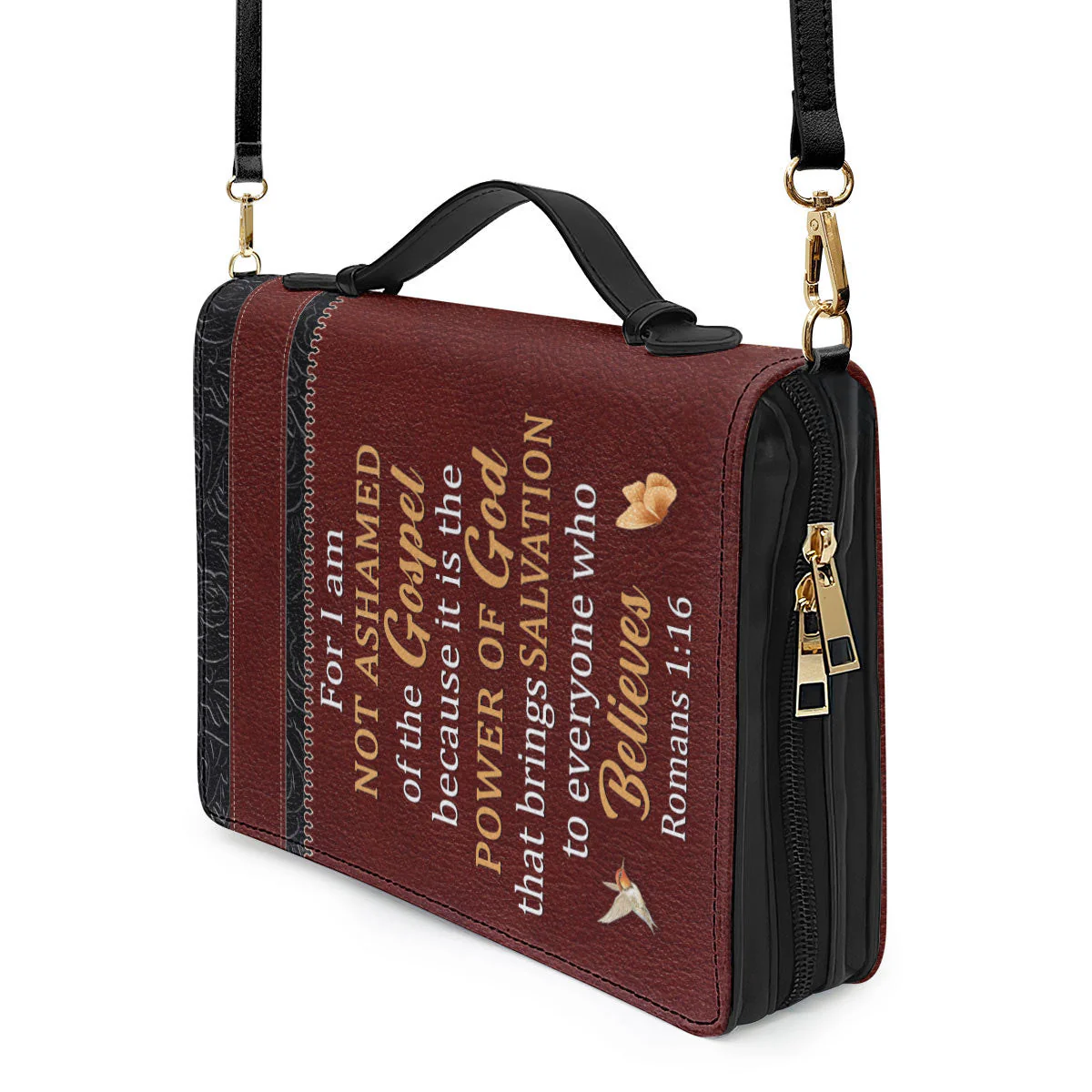 For I Am Not Ashamed Of The Gospel - Personalized Bible Covers - AT4081332 - Image 5