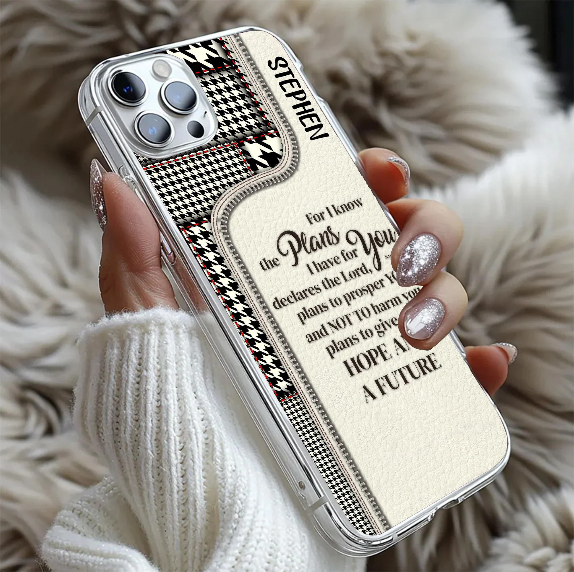 For I Know The Plans I Have For You Jeremiah 29:11 - Personalized Phone Case TD118 - Image 5
